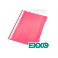 Dosar plastic cu sina EXXO roz